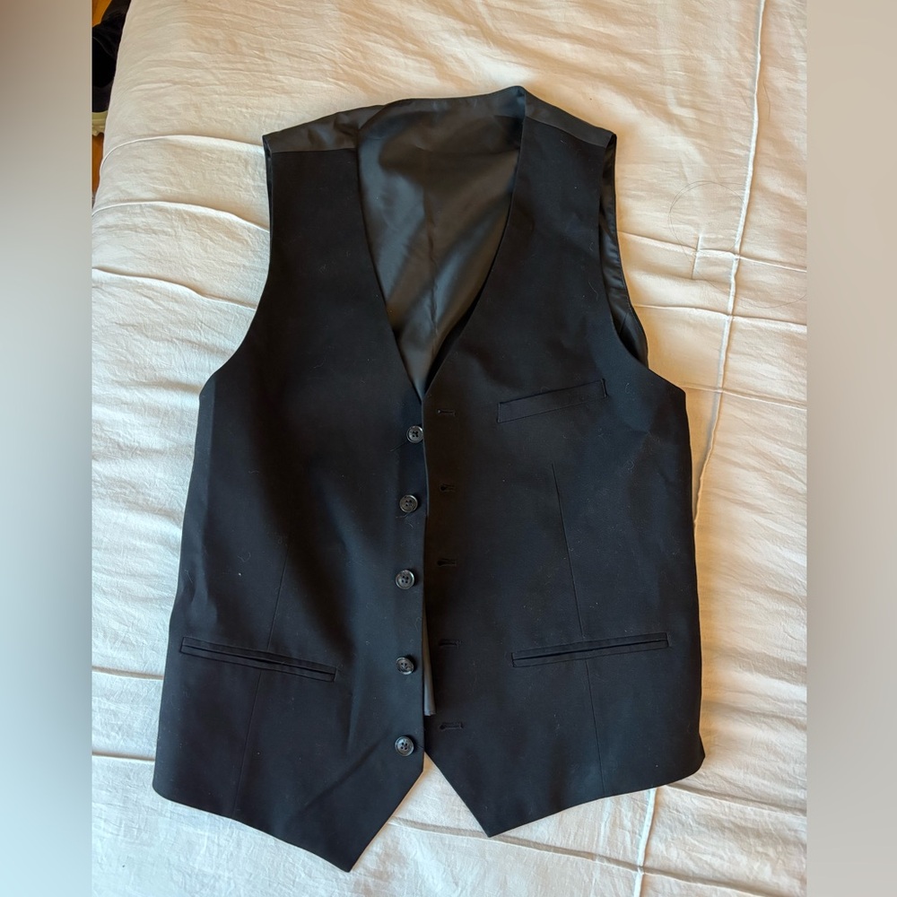 Men black vest